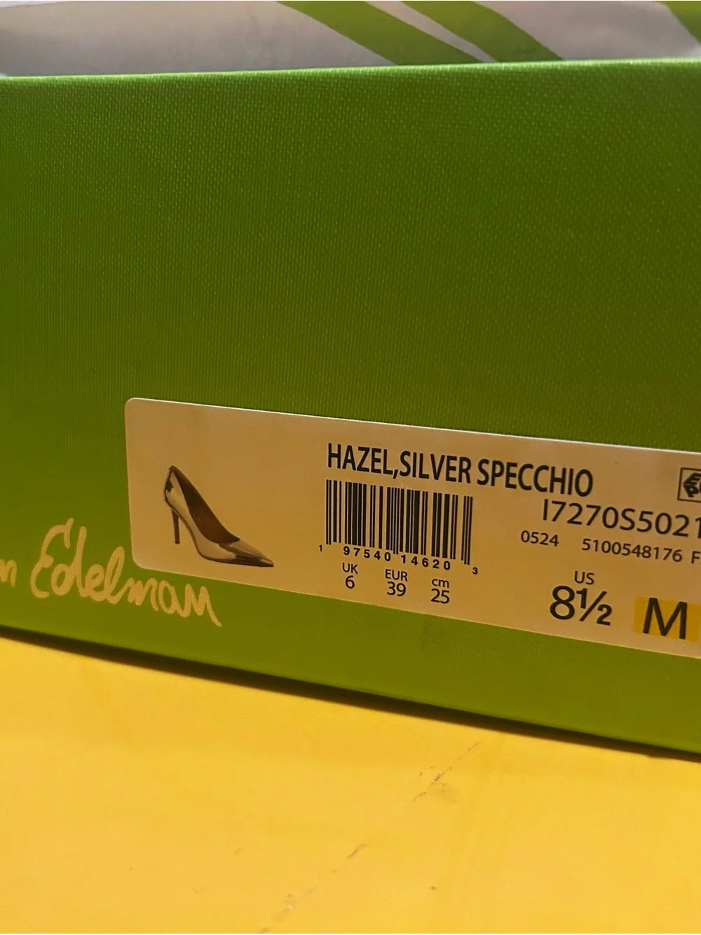 Sam Edleman Silver Pointed-Toe Stiletto Pump - Women - Picture 2 of 7